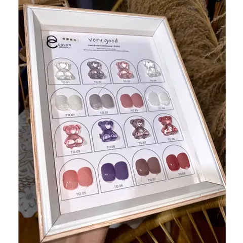 Set 8 màu sơn gấu verygood siêu phẩm tặng bảng màu siêu chất