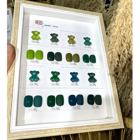 Set 8 màu sơn gấu verygood siêu phẩm tặng bảng màu siêu chất
