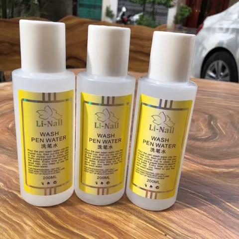 Nước dầu rửa cọ Linail B281 giúp làm sạch mềm cọ dưỡng cọ tặng độ bền cho cọ hàng chuẩn