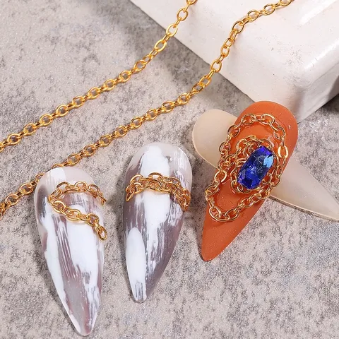 Khay xích trang trí móng 6 màu cơ bản nhất tạo vô số mẫu nail đẹp