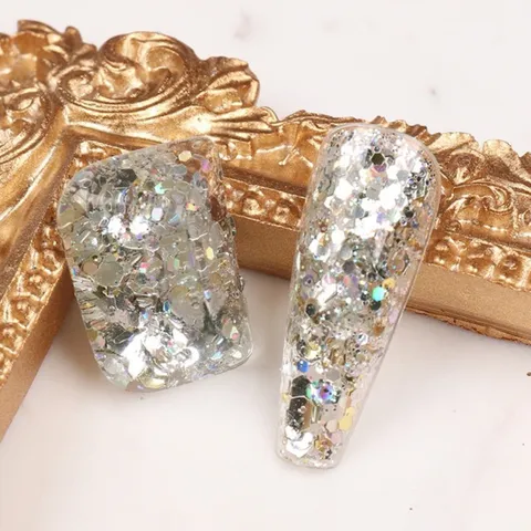 Set nhũ vảy kim cương 6 hũ siêu sáng design nail đa dạng siêu đẹp