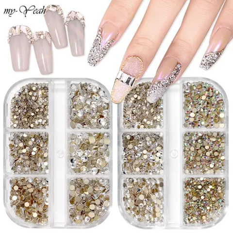 Đá trắng khay 6 ngăn mix đủ size siêu sáng đẹp