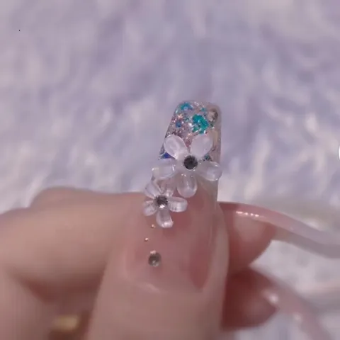 Set charm hoa nhí đính móng design vô số mẫu nail đẹp đủ màu set 100v