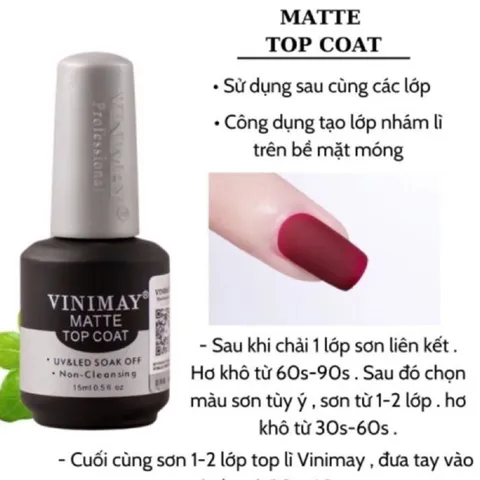 Sơn Top lì nhám Vinimay ( Chính hãng )