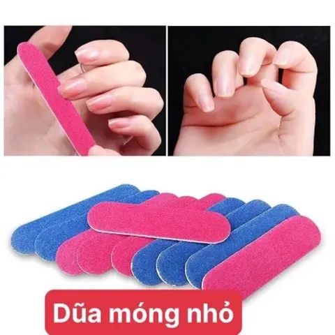 Set 100 dũa mini Nailbox 2 mặt chuyên dụng loại 1 cứng bền