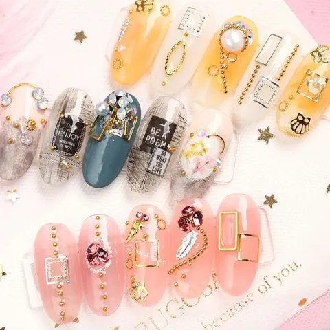 Phụ kiện cham đính móng trang trí nail siêu đẹp