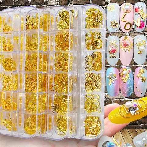 Phụ kiện cham đính móng trang trí nail siêu đẹp