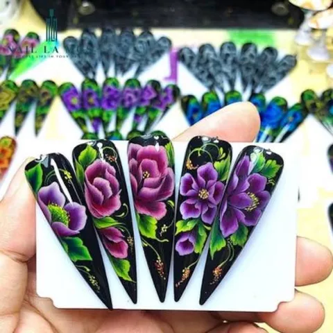 Set 3 cây cọ cọ bản vẽ móng cao cấp lông mướt chuyên dụng ngành nail