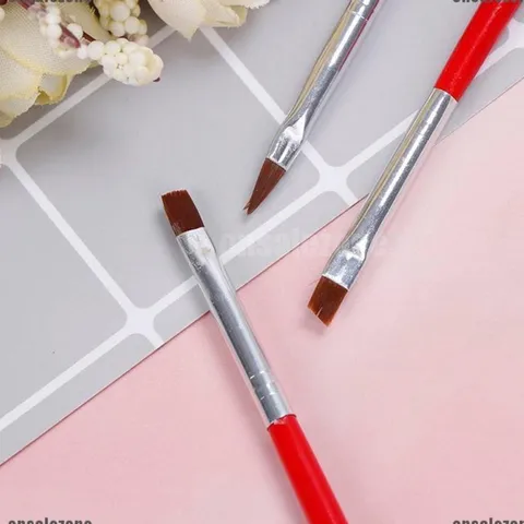 Set 3 cây cọ cọ bản vẽ móng cao cấp lông mướt chuyên dụng ngành nail