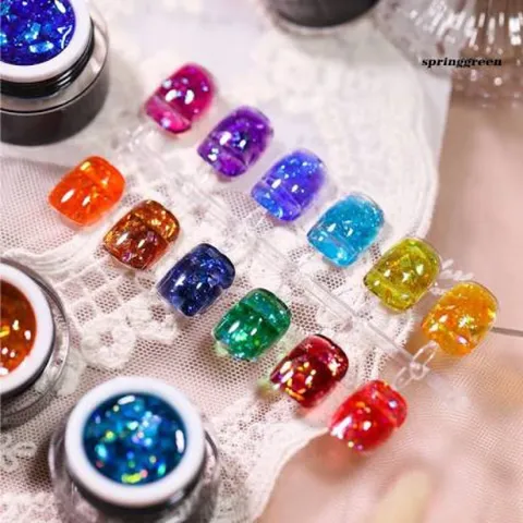 Set gel nhũ xà cừ hổ phách siêu đẹp lẻ màu chuẩn xịn