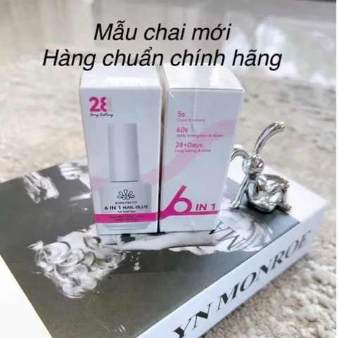 Glue Gel 6 in 1 đa năng - Base Gel gắn móng úp - Tạo cầu móng úp siêu bền Mẫu Mới Chính Hãng Chai 15ml [ TÚ ANH NAIL ]