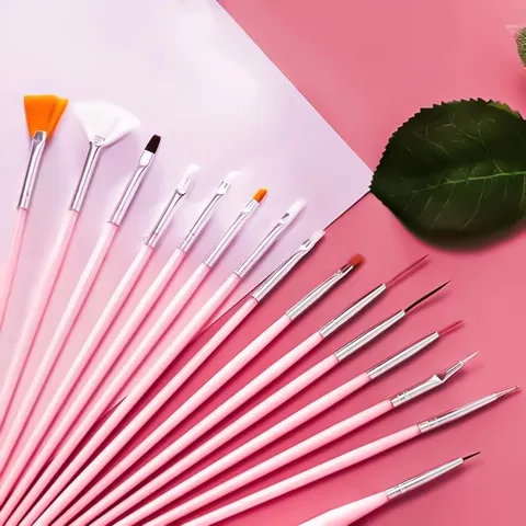 Set 7 cọ siêu mảnh đủ cây cơ bản nhất làm móng chuẩn xịn từng milimet