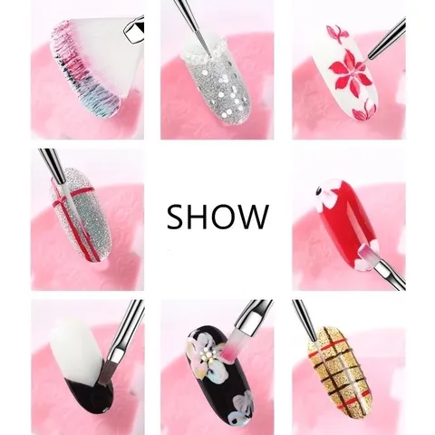Sét 15 chiếc cọ vẽ làm nail đủ cây cần thiết chuyên dụng siêu rẻ đẹp