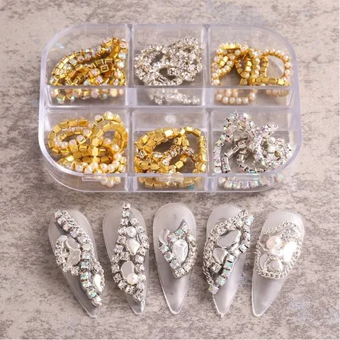 Đá dây mix màu trang trí móng siêu sáng đẹp
