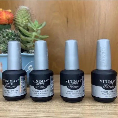 Sơn Top Lì Nhám VNM Tạo Hiệu Ứng Màu Sơn Gel Siêu Lì Mịn Trên Tất Cả Nền Màu Chai 15ML ( Chính Hãng )