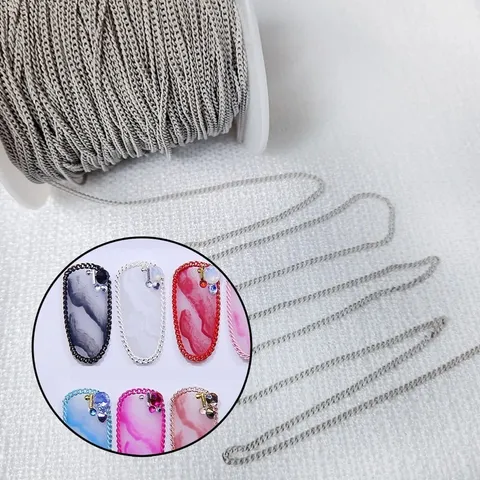 Dây xích đủ màu cơ bản nhất đính móng nhiều kiểu siêu đẹp