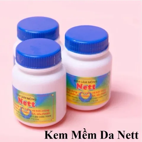 ( GIÁ SỈ ) Combo 6 Hũ Kem Mềm Da NETT Chính Hãng Cực Thơm Chất Kem Đặc Hũ 25ML Chuyên Dụng Ngành Nail Spa