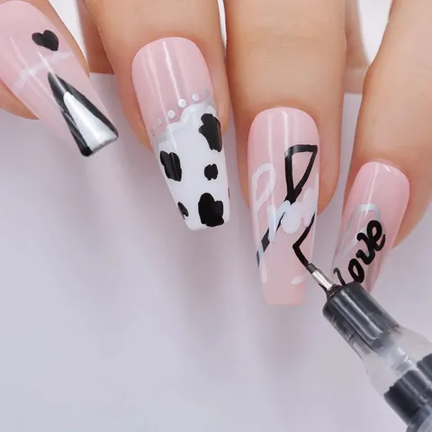 Bút vẽ móng vinimay nét mảnh siêu nhạy vẽ đa năng siêu tiện lợi ngành nail đủ 4 màu cơ bản nhất