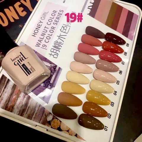 Set 9 màu sơn gel Honey girl chất siêu đặc đẹp lẻ màu HOT nhất