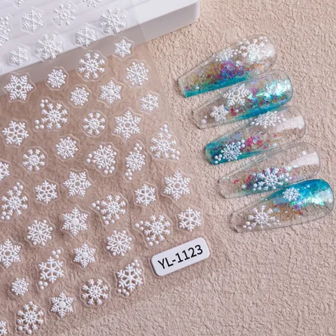 Sticker hình dán Noen giáng sinh mẫu mới trang trí móng siêu HOT