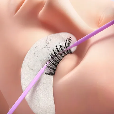 Hộp 100 chiếc tăm rửa mi gỡ tháo mi vệ sinh mi đa năng loại 1 lông tăm mềm đẹp