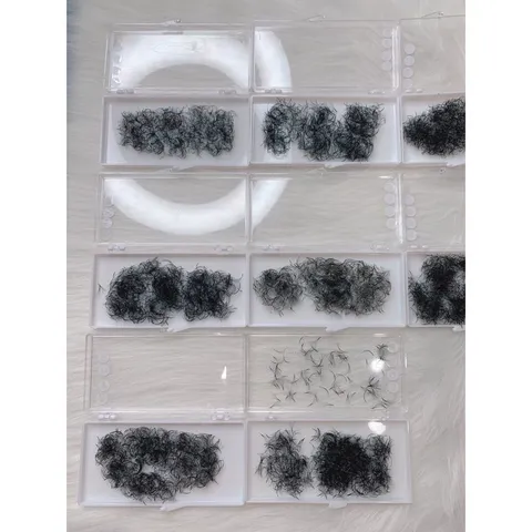 [ SALE ] Mi volum khay 1000 fan 3D - 6D -0,07mm cong C - CC - D silk siêu mảnh chân keo nhỏ bắt keo tốt [ TÚ ANH NAIL ]