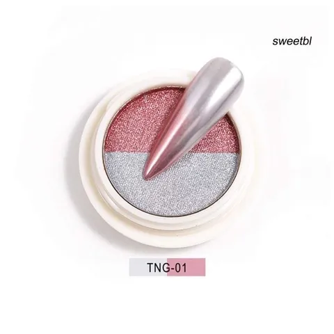 Tráng gương nén ombre 2 màu siêu HOT ngành nail