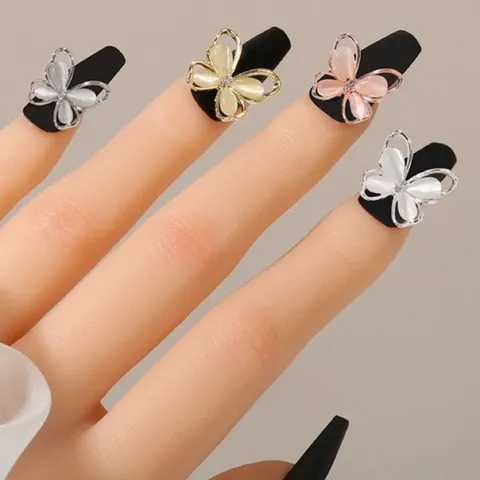 Set 10 Charm phụ kiện hồ điệp đính móng siêu xinh
