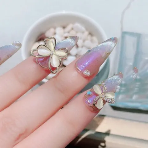 Set 10 Charm phụ kiện hồ điệp đính móng siêu xinh