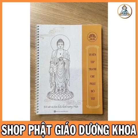 Tặng viết, Tranh tô màu và ý nghĩa ra đời các vị chư phật A4 - mẫu tuệ NGA 844564