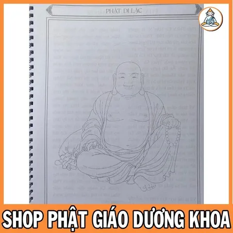 Tặng viết, Tranh tô màu và ý nghĩa ra đời các vị chư phật A4 - mẫu tuệ NGA 844564