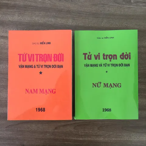 SỔ TAY Sách Tử Vi Trọn Đời 2 Tập Giáo Sư Hiển Linh