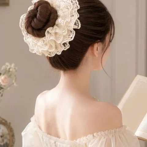 🎀 DÂY BUỘC TÓC PHỒNG TO – XINH XẮN, SANG CHẢNH 🎀
