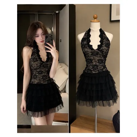 (PASS) Áo yếm ren 2 lớp