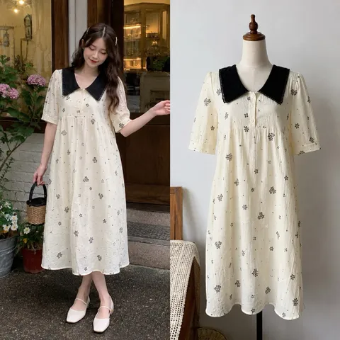 (PASS) Đầm babydoll hoa nhí ngọt ngào (<48kg)