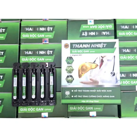 THANH NHIỆT GIẢI ĐỘC GAN EUPHAR giải độc, mát gan, lợi tiểu, tăng cường chức năng gan, bị mẩn ngứa, mày đay, mụn nhọt v