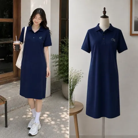 (PASS) Đầm thể thao xuông cổ somi (<45kg)