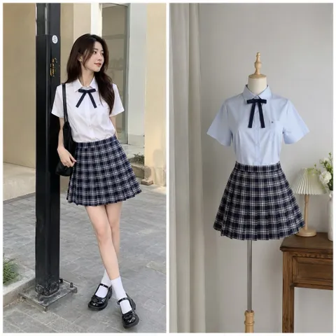 (PASS) Chân váy hoạ tiết  vintage trẻ trung