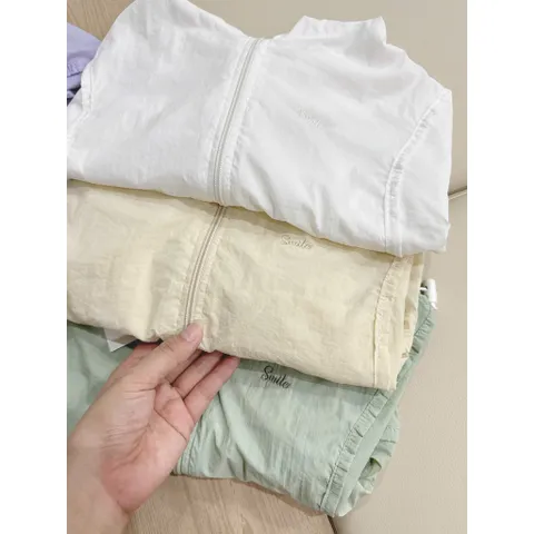 Áo khoác nhẹ, áo khoác gió 4 màu cho bé trai và bé gái size 7-27kg