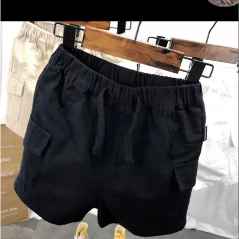 Quần đùi bé trai, quần short bé trai chất kaki túi hộp size bé 8-30kg