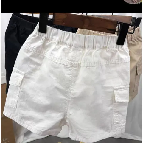 Quần đùi bé trai, quần short bé trai chất kaki túi hộp size bé 8-30kg