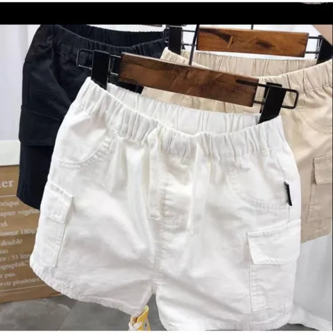 Quần đùi bé trai, quần short bé trai chất kaki túi hộp size bé 8-30kg