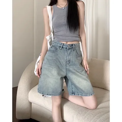 Quần short nữ, quần short jean nữ cạp cao siêu đẹp size 45-65kg