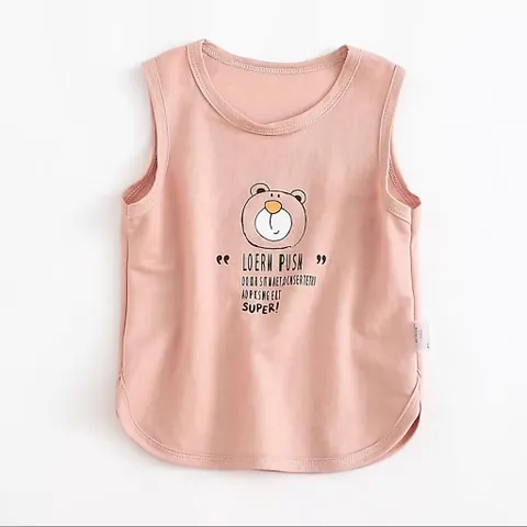 Áo ba lỗ bé trai, áo ba lỗ bé gái, áo ba lỗ chất cotton hình gấu Pooh dễ thương cho bé 8-25kg