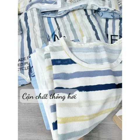 Set bộ bé trai sát nách, bộ bé trai thông hơi hoạ tiết KL cho bé 9-27kg