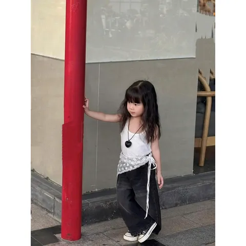 Quần Jean Dáng Suông Cho Bé Trai, Bé gái– Chất Liệu Jean Chính Phẩm, Phong Cách Hàn Quốc Cho Bé 10-30kg