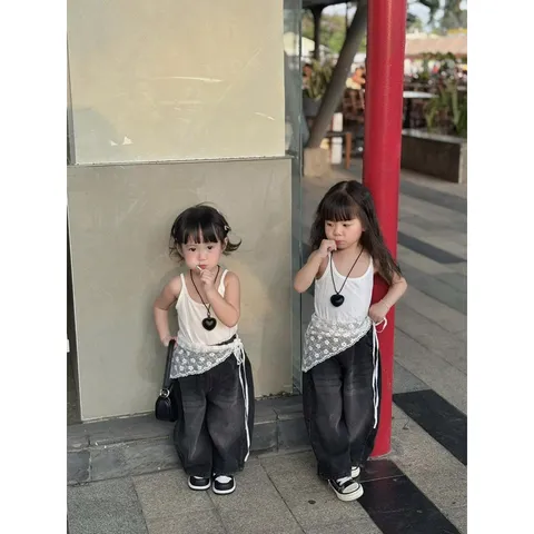 Quần Jean Dáng Suông Cho Bé Trai, Bé gái– Chất Liệu Jean Chính Phẩm, Phong Cách Hàn Quốc Cho Bé 10-30kg