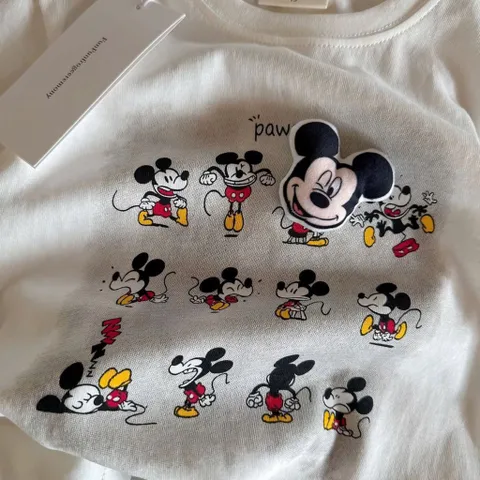 Set bộ bé trai Mickey cotton loại 1 kèm quần Short Jean mềm mại, đồ bộ trẻ em mùa hè cho bé 9-24kg