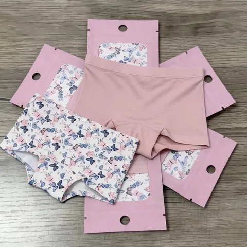 Quần chip bé gái, set 2 quần lót cotton cao cấp cho bé gái từ 8-26kg