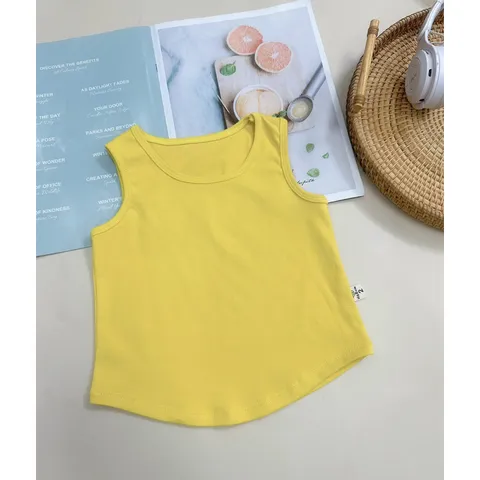Áo ba lỗ bé trai, áo ba lỗ chất cotton zip Basic cho bé từ 8-22kg